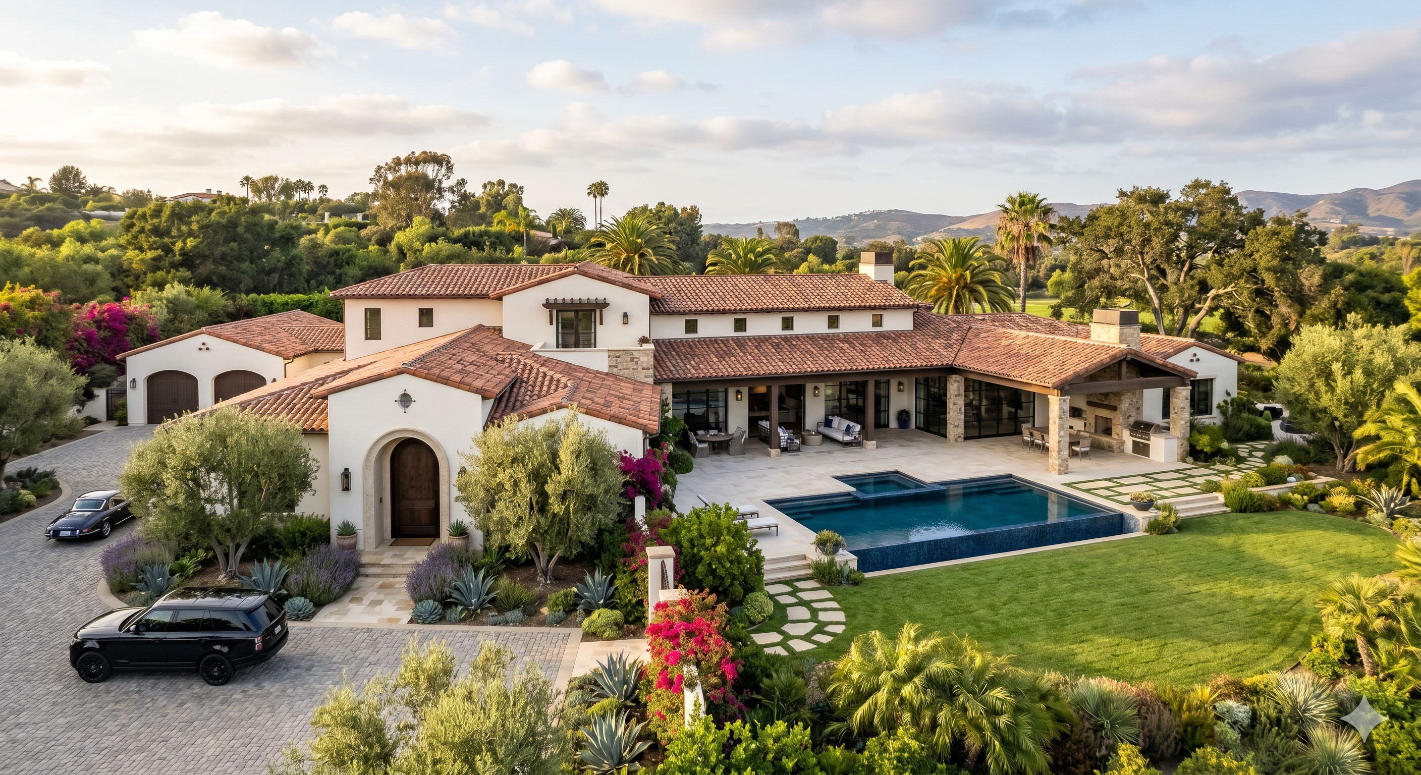 High-value Southern California home protected by Ember Pro wildfire mitigation